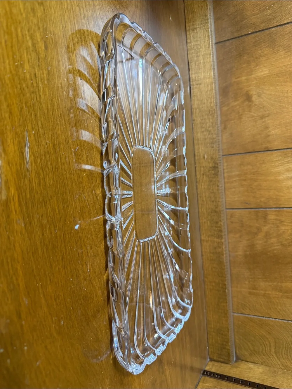 Clear Glass Decorative Soap Dish - Transparent